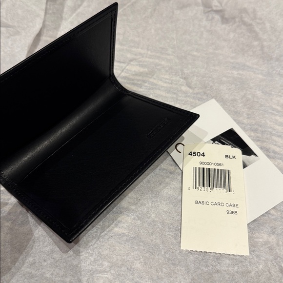 Vintage - Coach Black Card Case Holder item#2 - Picture 6 of 8